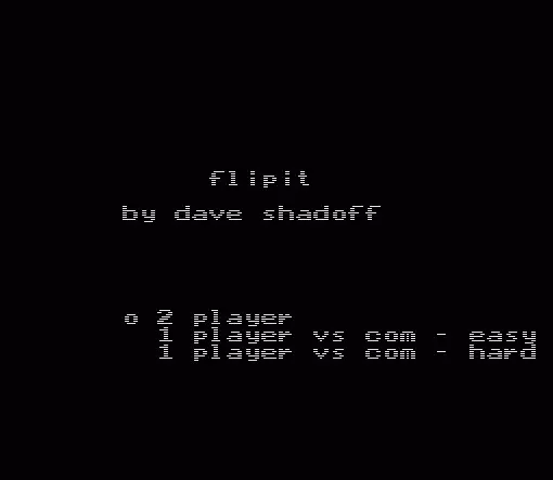 jeu Flipit by David Shadoff